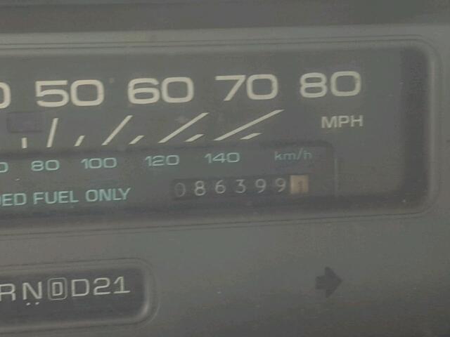 1G1BN53E7MR111086 - 1991 CHEVROLET CAPRICE CL Mavi fotoğraf 8