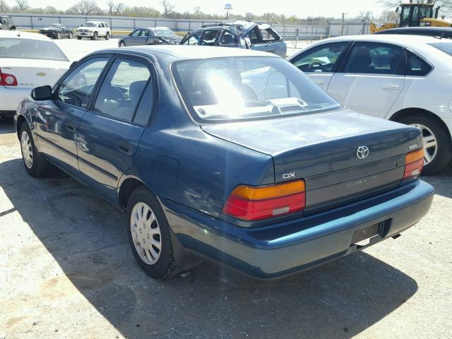 1NXAE09B5RZ126270 - 1994 TOYOTA COROLLA LE GREEN photo 3