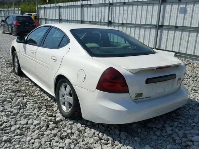 2G2WP552181107754 - 2008 PONTIAC GRAND PRIX WHITE photo 3