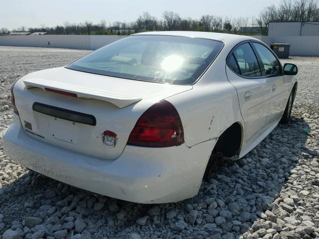2G2WP552181107754 - 2008 PONTIAC GRAND PRIX WHITE photo 4