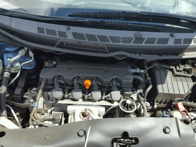 1HGFA16516L105039 - 2006 HONDA CIVIC LX BLUE photo 7