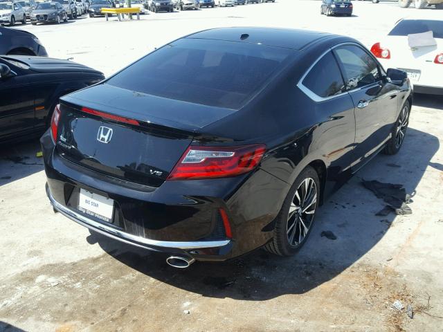 1HGCT2A84HA005374 - 2017 HONDA ACCORD EXL BLACK photo 4