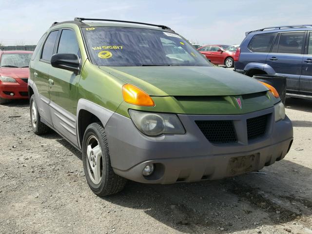 3G7DA03E51S515817 - 2001 PONTIAC AZTEK GREEN photo 1