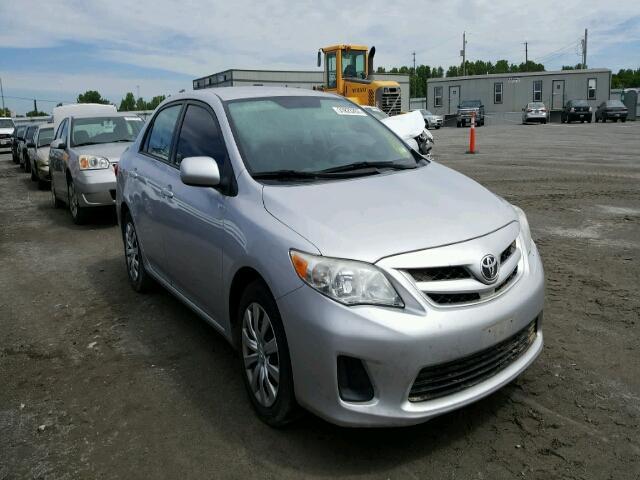 2T1BU4EE0CC814913 - 2012 TOYOTA COROLLA BA SILVER photo 1