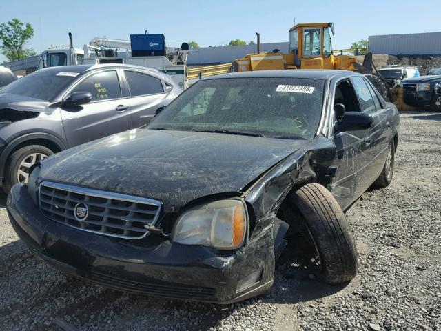 1G6KE57Y73U137262 - 2003 CADILLAC DEVILLE DH BLUE photo 2