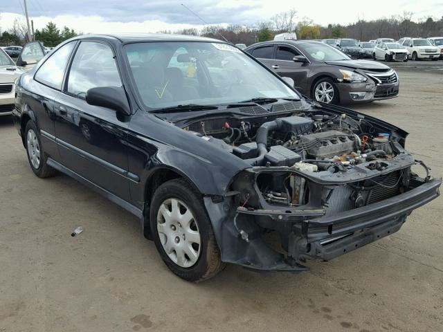 1HGEJ6123WL110796 - 1998 HONDA CIVIC DX BLACK photo 1