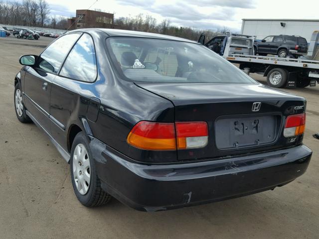 1HGEJ6123WL110796 - 1998 HONDA CIVIC DX BLACK photo 3