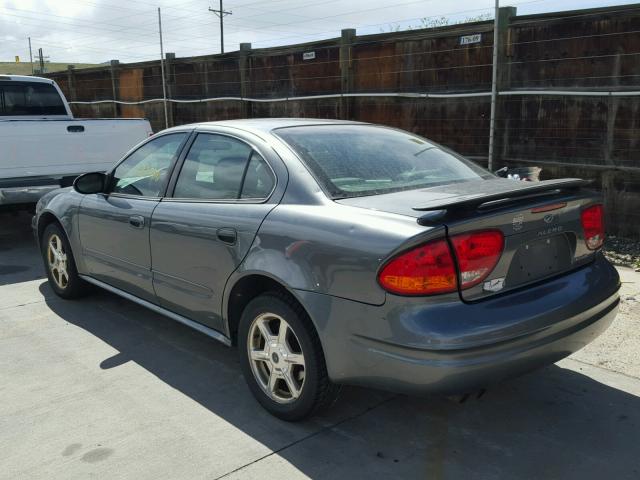 1G3NF52E94C113234 - 2004 OLDSMOBILE ALERO GLS 灰色 照片 3