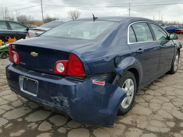 1G1ZG57B584243839 - 2008 CHEVROLET MALIBU LS Көк фото 4