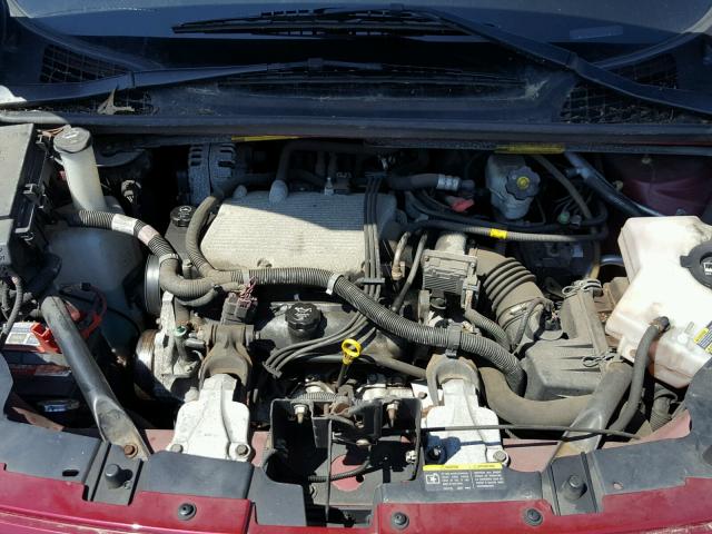 1GNDV23L35D245662 - 2005 CHEVROLET UPLANDER L RED photo 7