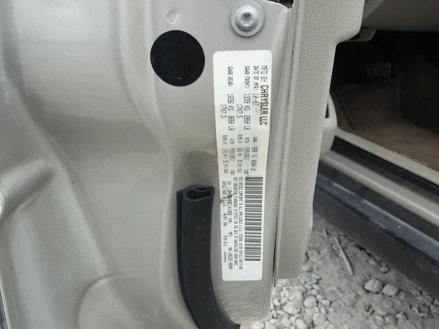 1J8HH58N88C141068 - 2008 JEEP COMMANDER SILVER photo 10