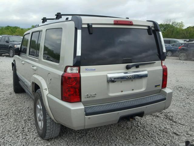 1J8HH58N88C141068 - 2008 JEEP COMMANDER SILVER photo 3