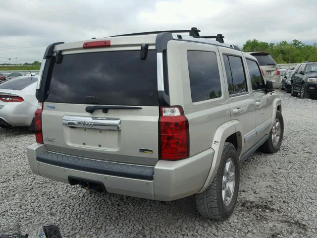 1J8HH58N88C141068 - 2008 JEEP COMMANDER SILVER photo 4