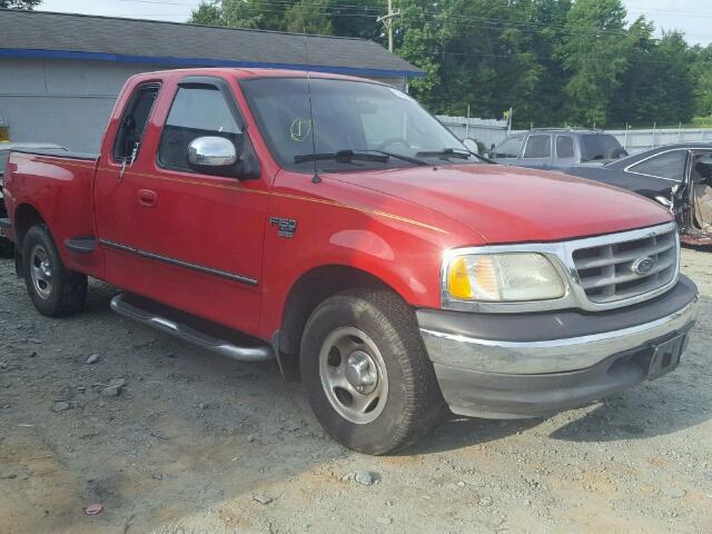 1FTRX07W02KB72694 - 2002 FORD F150 RED photo 1