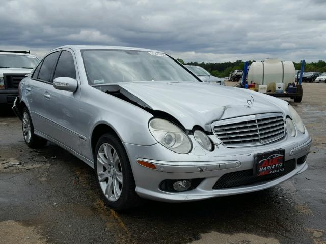 WDBUF70J46A875262 - 2006 MERCEDES-BENZ E 500 SILVER photo 1