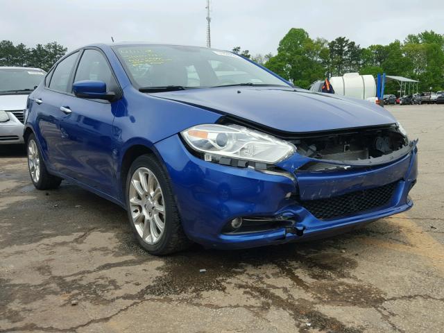 1C3CDFCB6ED701826 - 2014 DODGE DART LIMIT BLUE photo 1