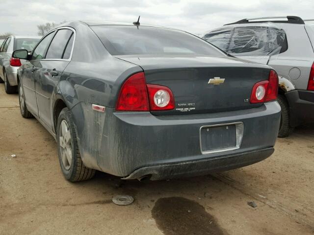 1G1ZG57B48F158043 - 2008 CHEVROLET MALIBU LS ნაცრისფერი ფოტო 3