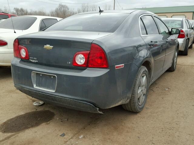 1G1ZG57B48F158043 - 2008 CHEVROLET MALIBU LS ნაცრისფერი ფოტო 4