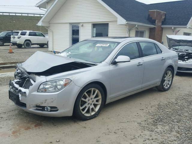 1G1ZG5E7XCF103216 - 2012 CHEVROLET MALIBU LTZ 银色 照片 2