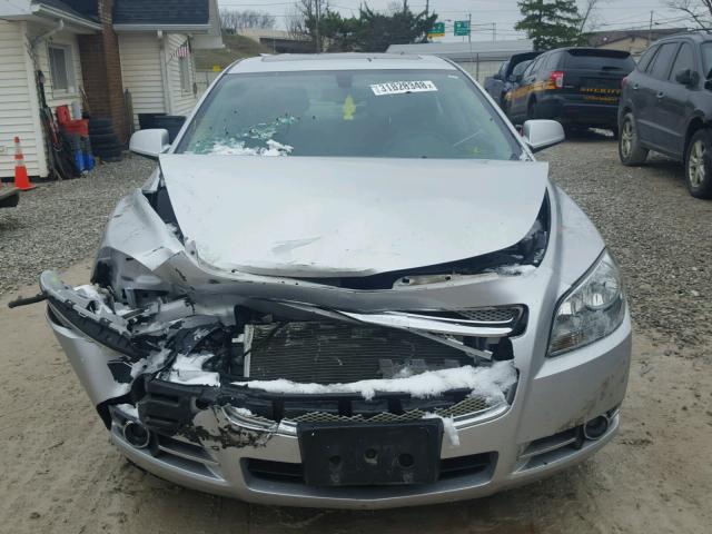 1G1ZG5E7XCF103216 - 2012 CHEVROLET MALIBU LTZ 银色 照片 9