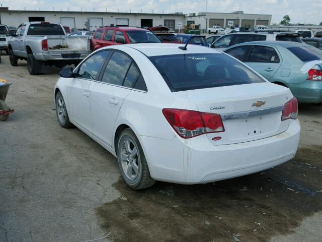 1G1PC5SB6D7205765 - 2013 CHEVROLET CRUZE LT WHITE photo 3