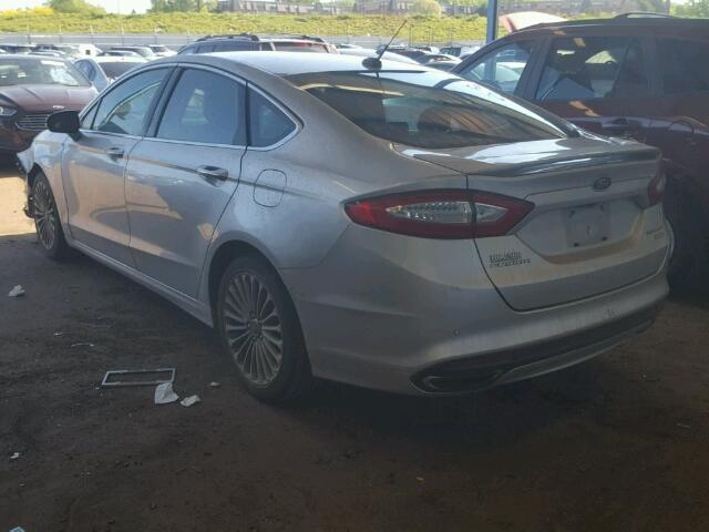 3FA6P0K9XGR208047 - 2016 FORD FUSION TIT SILVER photo 3