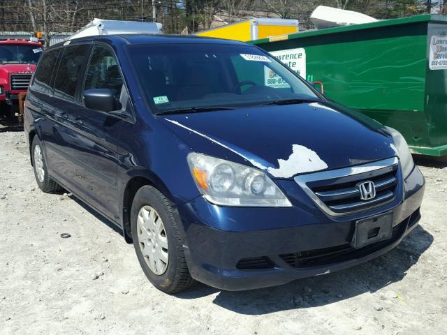 5FNRL38217B018248 - 2007 HONDA ODYSSEY LX BLACK photo 1