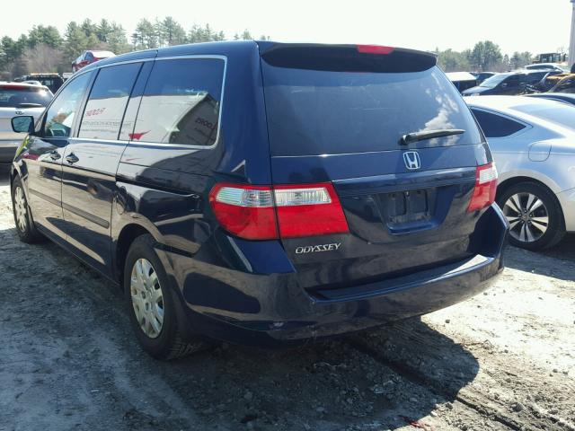 5FNRL38217B018248 - 2007 HONDA ODYSSEY LX BLACK photo 3