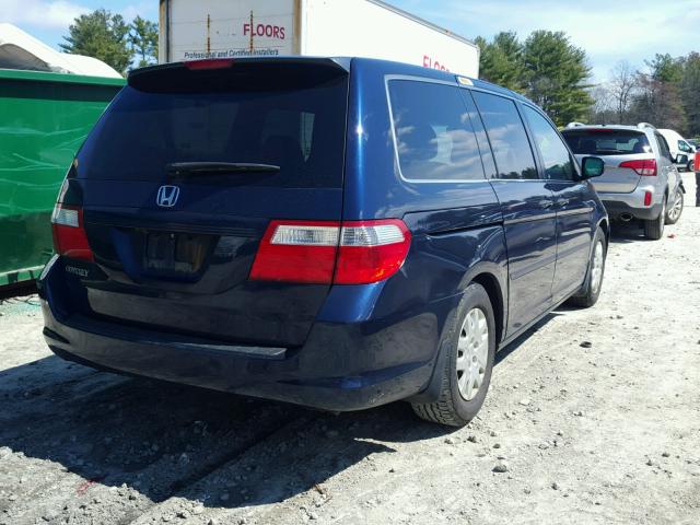 5FNRL38217B018248 - 2007 HONDA ODYSSEY LX BLACK photo 4