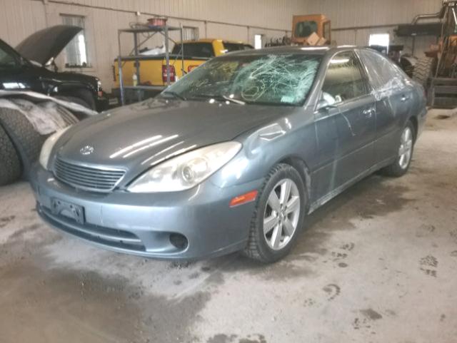 JTHBA30G955100515 - 2005 LEXUS ES 330 BLUE photo 2