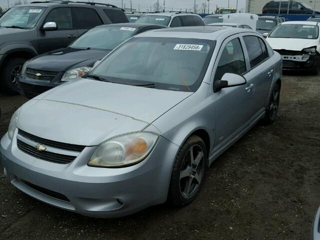 1G1AM55B467725979 - 2006 CHEVROLET COBALT SS SILVER photo 2