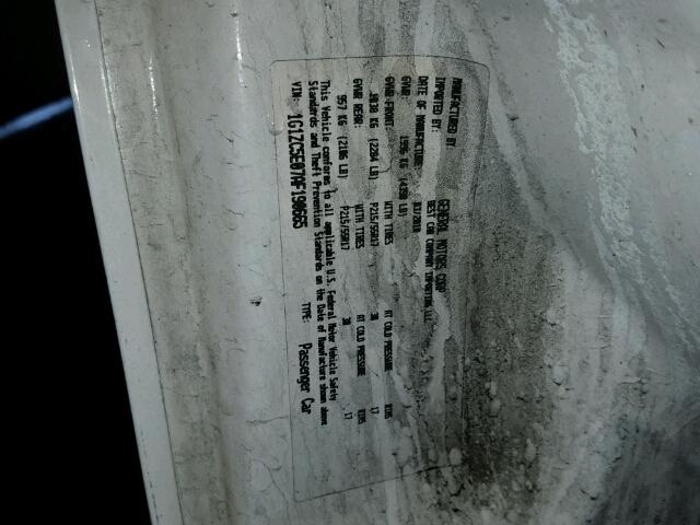 1G1ZC5E07AF190665 - 2010 CHEVROLET MALIBU 1LT 白色 照片 10