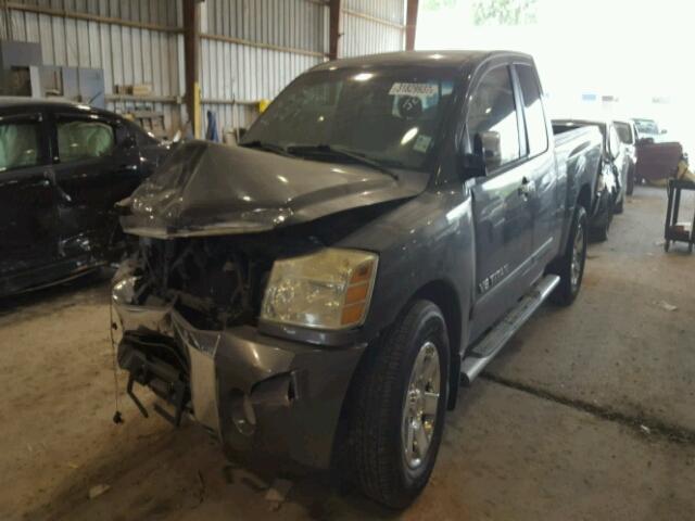 1N6BA06A66N567845 - 2006 NISSAN TITAN XE BLACK photo 2