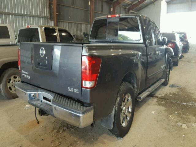 1N6BA06A66N567845 - 2006 NISSAN TITAN XE BLACK photo 4