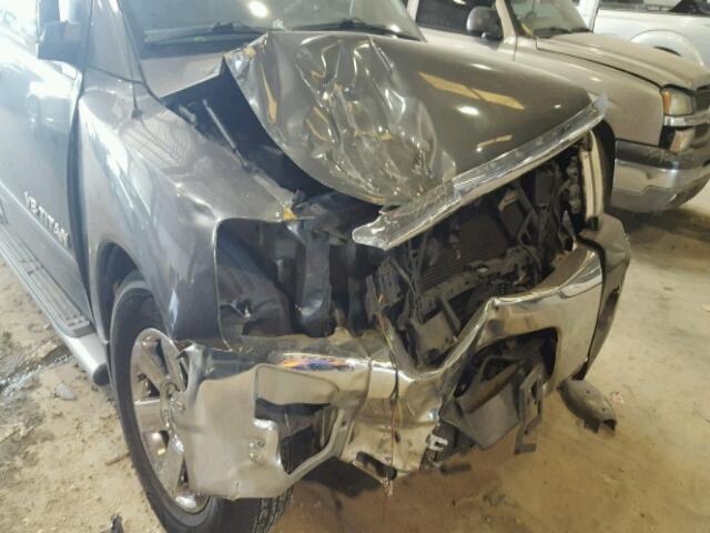 1N6BA06A66N567845 - 2006 NISSAN TITAN XE BLACK photo 9