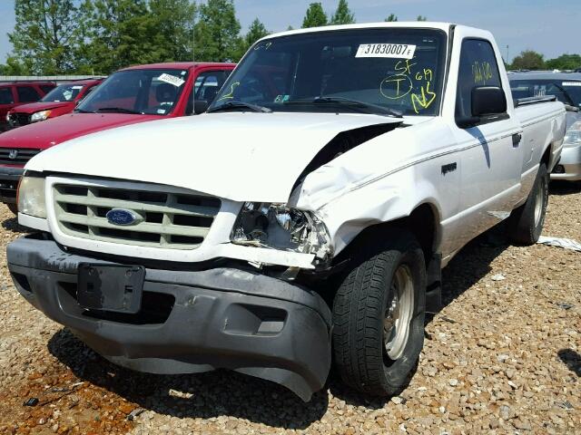 1FTYR10U92TA52410 - 2002 FORD RANGER WHITE photo 2