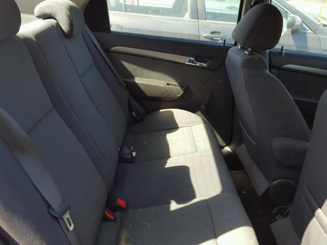 KL1TD56657B109795 - 2007 CHEVROLET AVEO BASE Mavi foto 6