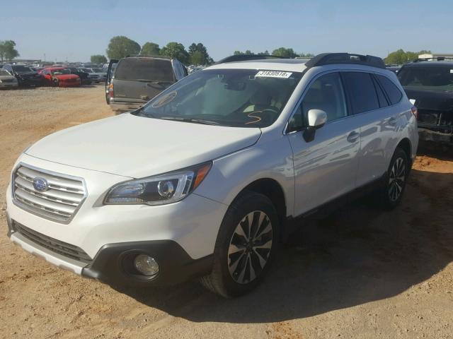 4S4BSENC1H3404790 - 2017 SUBARU OUTBACK 3. WHITE photo 2