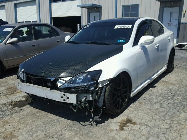 JTHBE262062006889 - 2006 LEXUS IS 350 WHITE photo 2