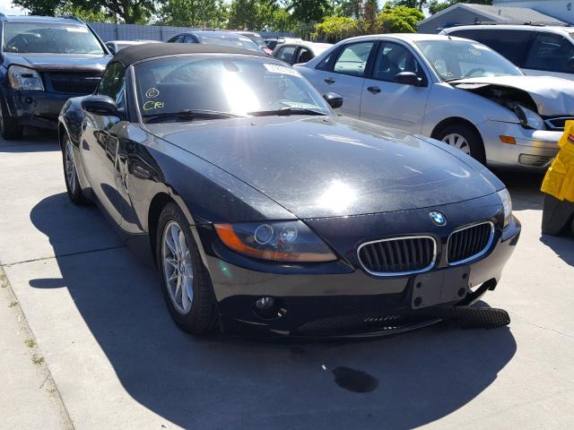 4USBT334X3LS47877 - 2003 BMW Z4 2.5 BLACK photo 1