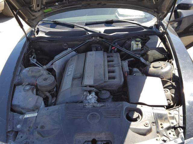 4USBT334X3LS47877 - 2003 BMW Z4 2.5 BLACK photo 7