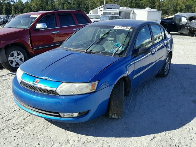 1G8AL52F23Z122959 - 2003 SATURN ION LEVEL BLUE photo 2