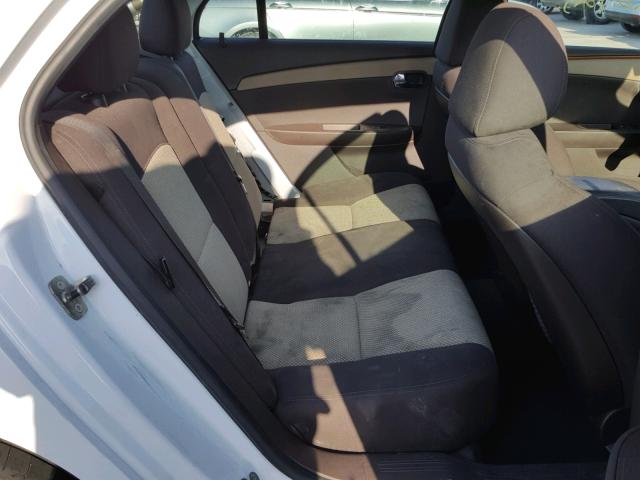 1G1ZC5E19BF357716 - 2011 CHEVROLET MALIBU 1LT WHITE photo 6