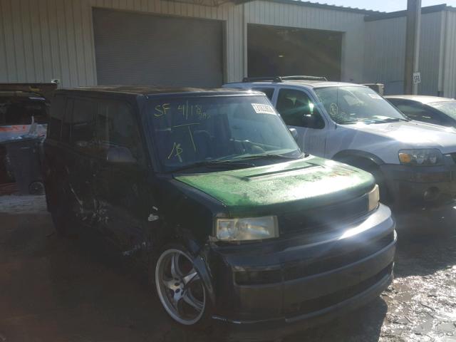 JTLKT324350210833 - 2005 TOYOTA SCION XB შავი ფოტო 1