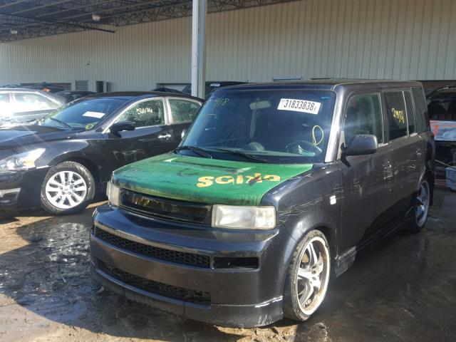 JTLKT324350210833 - 2005 TOYOTA SCION XB შავი ფოტო 2