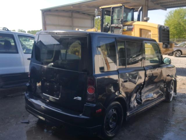 JTLKT324350210833 - 2005 TOYOTA SCION XB შავი ფოტო 4
