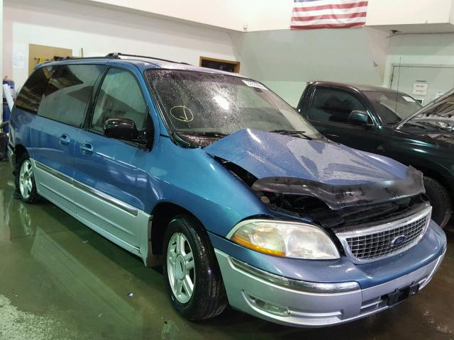 2FMZA53423BA04145 - 2003 FORD WINDSTAR S BLUE photo 1