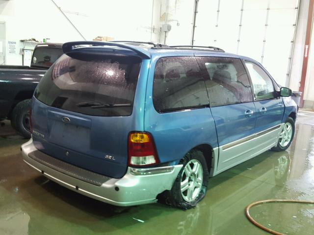 2FMZA53423BA04145 - 2003 FORD WINDSTAR S BLUE photo 4