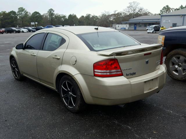 1B3CC5FV4AN161297 - 2010 DODGE AVENGER R/ GOLD photo 3