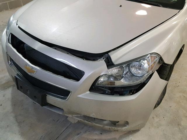 1G1ZA5EU4BF319990 - 2011 CHEVROLET MALIBU LS თაფლისფერი ფოტო 9
